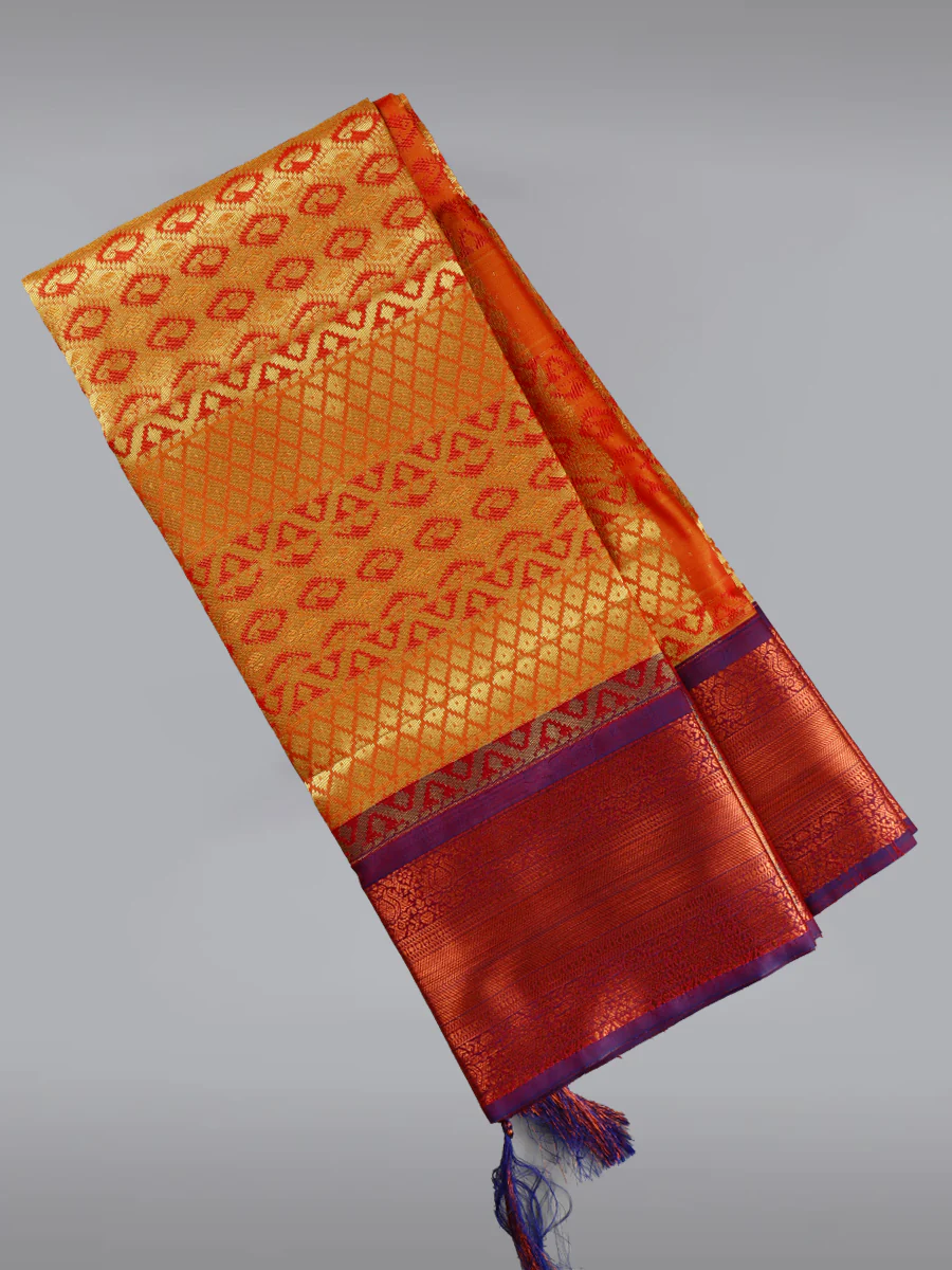 A single pure silk shawl offering, folded